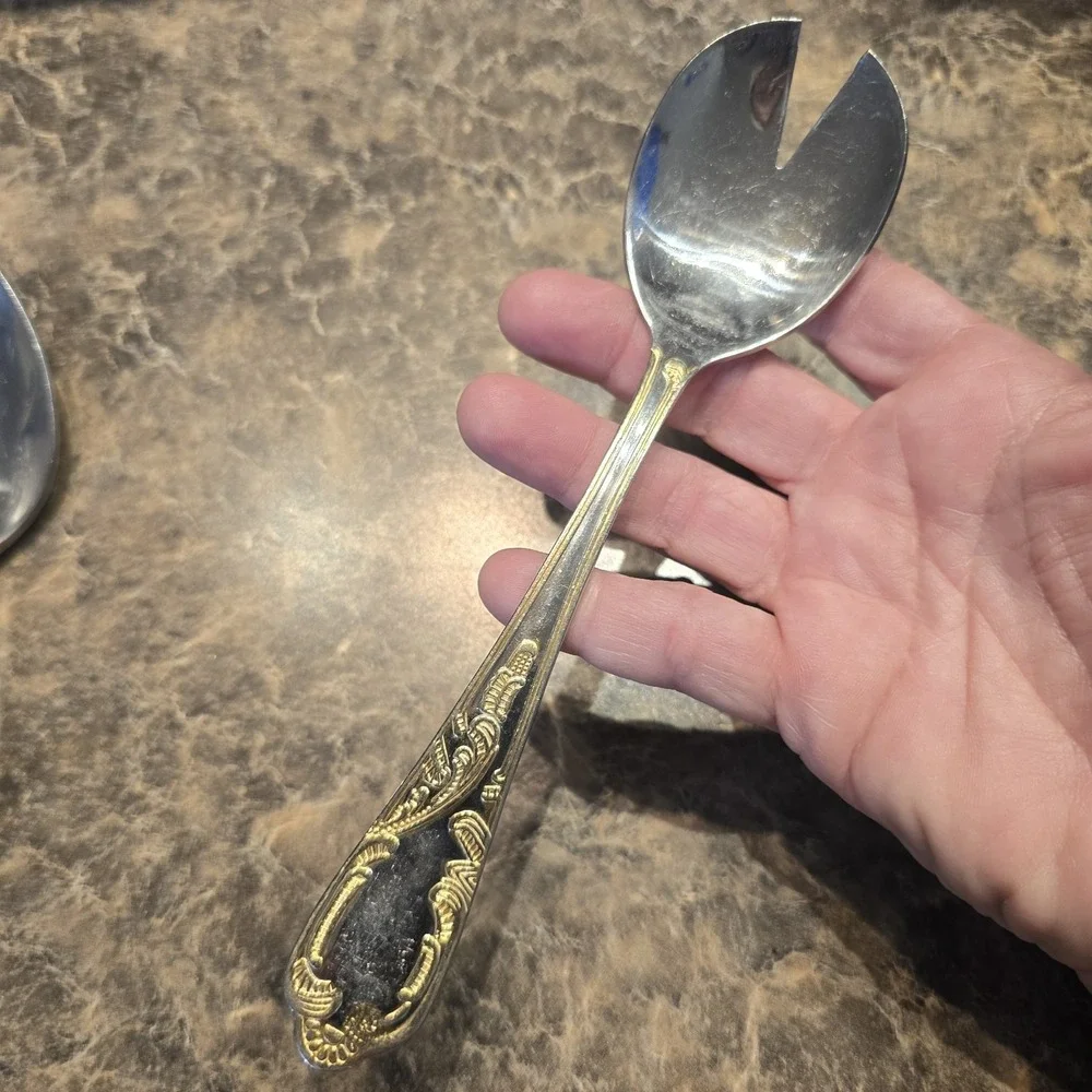 Rostfrei salad spoon